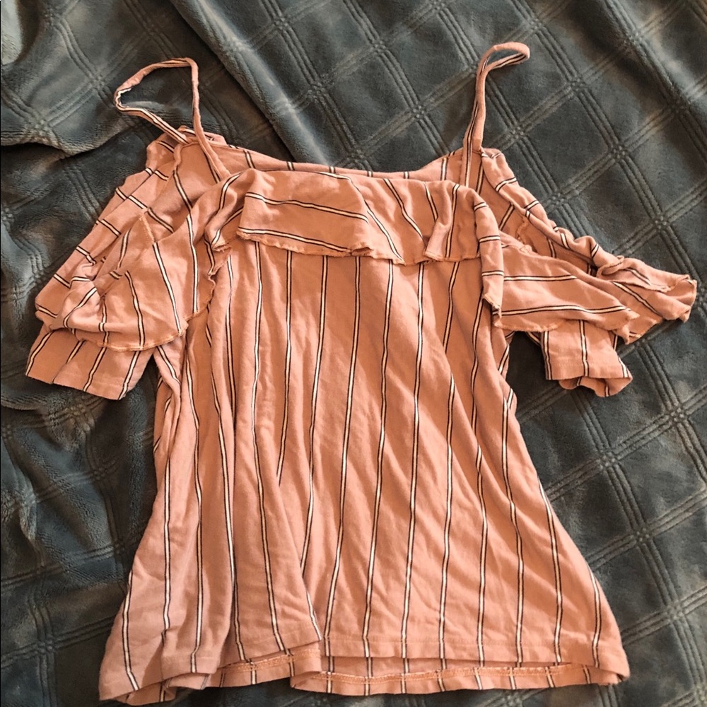 American eagle off the shoulder top